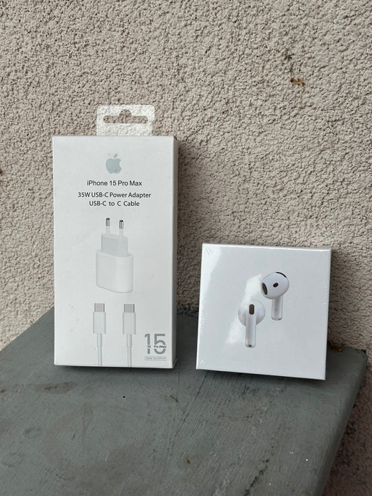 💎 Premium KOMPLET:  AirPods 4 + 35W USB-C Brzi Punjač 💎